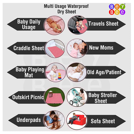 Premium Baby Dry Sheet – Medium – Comfortable, Durable & Easy to Clean