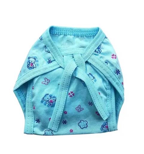 Multicolor Baby Cotton Nappies – Pack of 12 | Soft, Reusable Cloth Diapers for Newborns & Infants