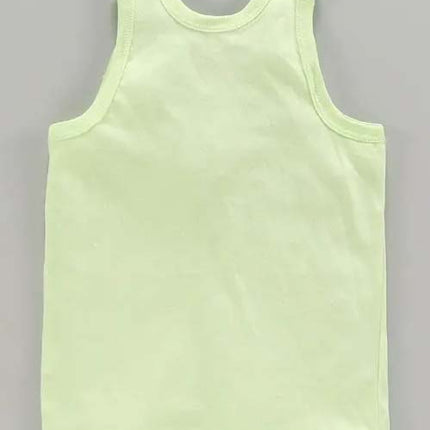 Baby Colored Cotton Innerwear for 0–12 Months – Soft & Breathable Vests | Pack of 6