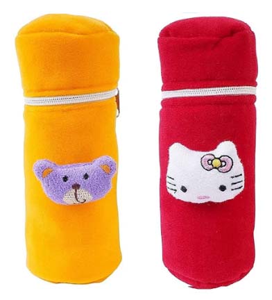 Baby Milk Bottle Cover – Pack of 2 | Soft, Insulated & Stretchable Bottle Sleeves for Feeding Bottles