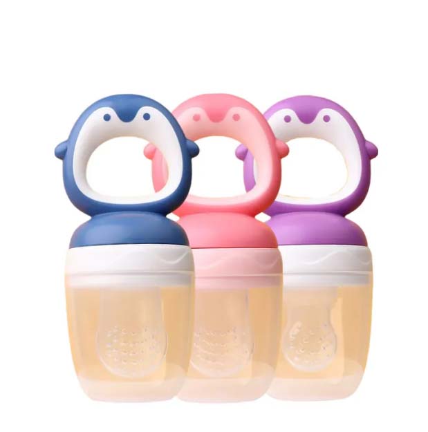 Baby Premium Fruit Nibbler – BPA-Free Silicone Feeder with Safety Lock | Self-Feeding Training Tool – Pack of 1