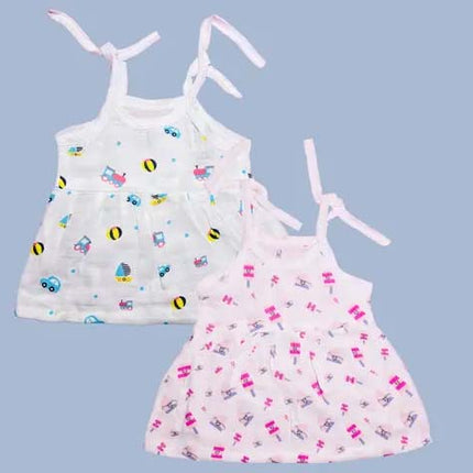 Baby Girl Jabla Pack of 5 – Soft Cotton Sleeveless Vests for Newborns & Infants