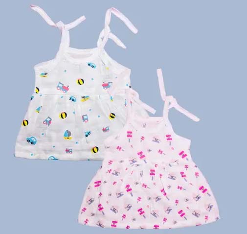 Baby Girl Jabla Pack of 5 – Soft Cotton Sleeveless Vests for Newborns & Infants