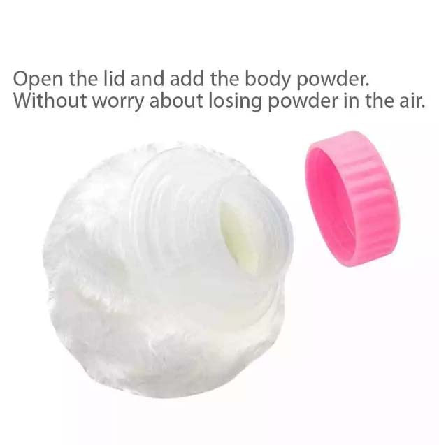 Baby Powder Box – Compact & Hygienic Talcum Powder Dispenser with Soft Puff | Pack of 1