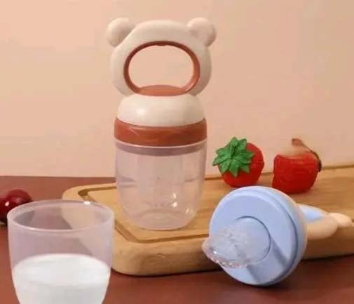 Baby Combo Pack – Fruit Nibbler, Sipper Bottle & Teether | BPA-Free Feeding & Teething Set for Infants