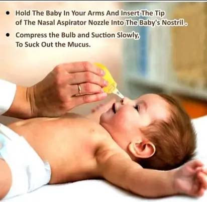 Baby Nasal Aspirator – Pack of 1 | Soft Tip Nose Cleaner for Newborns & Infants