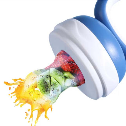 Baby Premium Fruit Nibbler – BPA-Free Silicone Feeder with Safety Lock | Self-Feeding Training Tool – Pack of 1