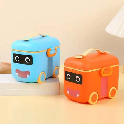 Baby Milk Powder Storage Box – BPA-Free Formula Dispenser with 3 Compartments | Portable & Leak-Proof Milk Container for Travel