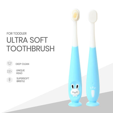 Baby Toothbrush – Soft Bristles for 6+ Months | BPA-Free, Gentle Gum Care, Easy Grip Handle for Toddlers & Infants