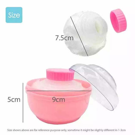 Baby Powder Box – Compact & Hygienic Talcum Powder Dispenser with Soft Puff | Pack of 1