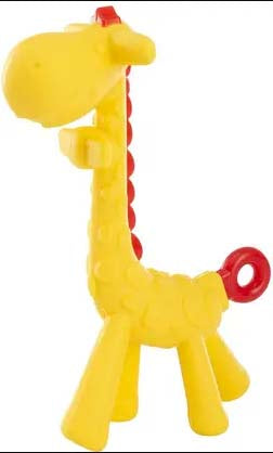 Zeeraf Baby Teether – BPA-Free, Soft Silicone Teething Toy for Infants | Soothes Sore Gums