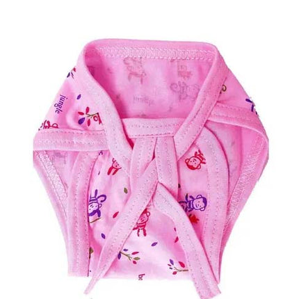 Multicolor Baby Cotton Nappies – Pack of 12 | Soft, Reusable Cloth Diapers for Newborns & Infants