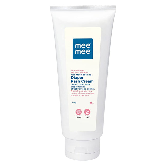 Mee Mee Baby Nappy Cream – 100 g, Enriched with Aloe Vera, Olive & Jojoba Oil