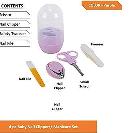 Newborn Baby Nail Care Kit – 4-in-1 Safe Trimming & Grooming Set