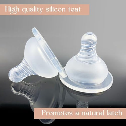 Baby Steel Feeding Bottle – 120 ml with 2 Nipples | Safe, Durable & Easy to Clean