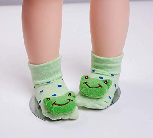 NewBorn Baby Booties Socks – Pack of 4 | Soft, Cozy, Non-Slip Infant Socks
