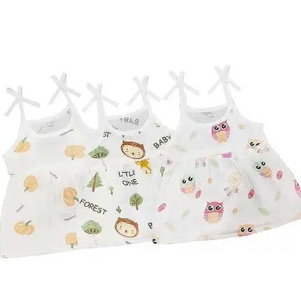 Baby Girl Jabla Pack of 5 – Soft Cotton Sleeveless Vests for Newborns & Infants