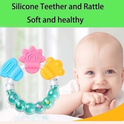Baby Rattle Toy – Soft Sound & Colorful Design for Infants | BPA-Free – Pack of 1