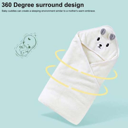 Baby Hooded Towel – Pack of 1 | Soft & Absorbent Cotton Bath Towel for Newborns with Cute Hood Design