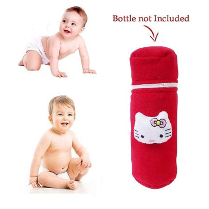 Baby Milk Bottle Cover – Pack of 2 | Soft, Insulated & Stretchable Bottle Sleeves for Feeding Bottles