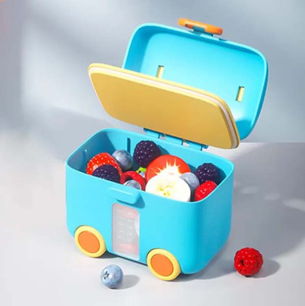 Baby Milk Powder Storage Box – BPA-Free Formula Dispenser with 3 Compartments | Portable & Leak-Proof Milk Container for Travel