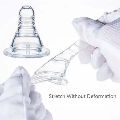 Bonne Baby Feeding Nipples – Soft Silicone, Anti-Colic & BPA-Free | Pack of 3 Nipples