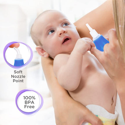 Mee Mee Baby Nasal Aspirator – Soft Silicone Tip, BPA-Free, Safe for Newborns