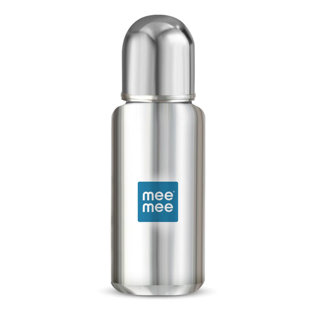 Mee Mee Baby Steel Feeding Bottle – 300 ml | Durable, Safe & Comfortable Feeding