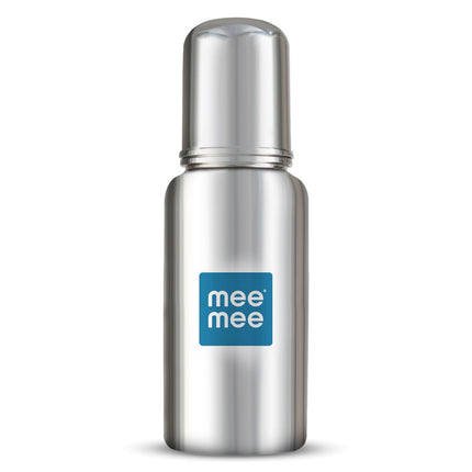 Mee Mee Baby Steel Feeding Bottle – 240 ml | Safe, Durable & Easy to Clean