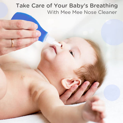 Mee Mee Baby Nasal Aspirator – Soft Silicone Tip, BPA-Free, Safe for Newborns