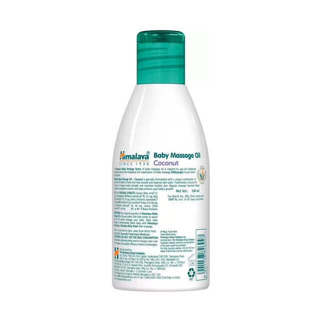 Himalaya Baby Massage Oil – 100 ml | Nourishing & Soothing Care for Babies