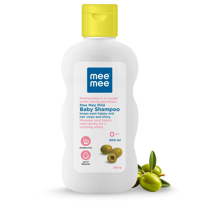 Mee Mee Baby Shampoo 400 ml | Tear‑Free Rich Moisture Shampoo for Baby | pH 5.5 | Toxin-Free & Alcohol-Free | Ideal for Babies & Kids