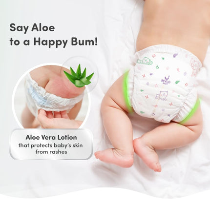 Mylo Baby Diapers – Medium Size (7–12 kg), 38 Count – Soft, Absorbent & Rash-Free Comfort
