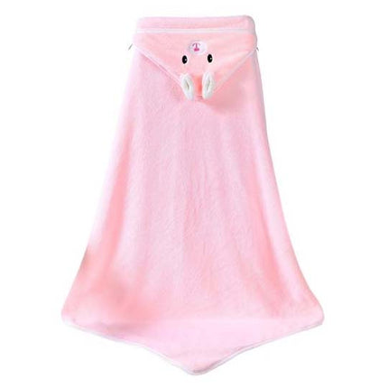 Baby Hooded Towel – Pack of 1 | Soft & Absorbent Cotton Bath Towel for Newborns with Cute Hood Design