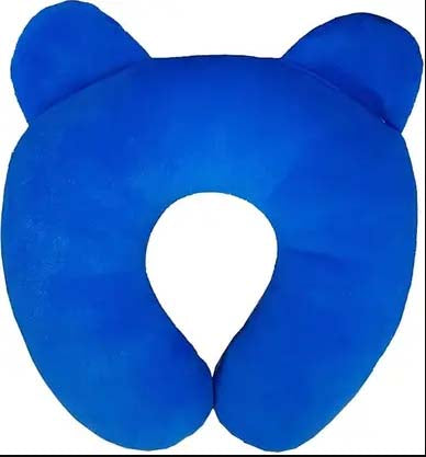 Baby Pillow Combo – U-Shape Neck Pillow & Rai Mustard Seed Head Shaping Pillow | Soft Cotton | Pack of 2