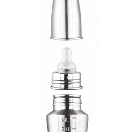 "Stainless Steel Baby Feeding Bottle – BPA-Free, Leak-Proof, Double Wall Insulated, Safe & Durable for Infants and Toddlers"