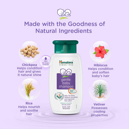 Himalaya Herbal Baby Shampoo – No Tears Formula for Daily Use