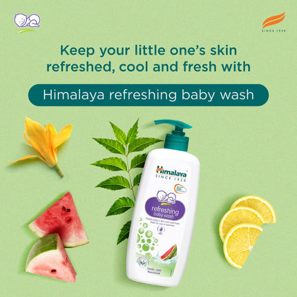 Himalaya Refreshing Baby Wash – Gently Cleanses & Cools Baby’s Skin