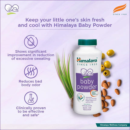 Himalaya Baby Powder – Keeps Baby’s Skin Cool, Dry & Rash-Free