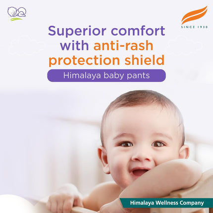 Himalaya Baby Pants – Extra Large Size (12–17 kg), 54 Count – Soft, Absorbent & Rash-Free