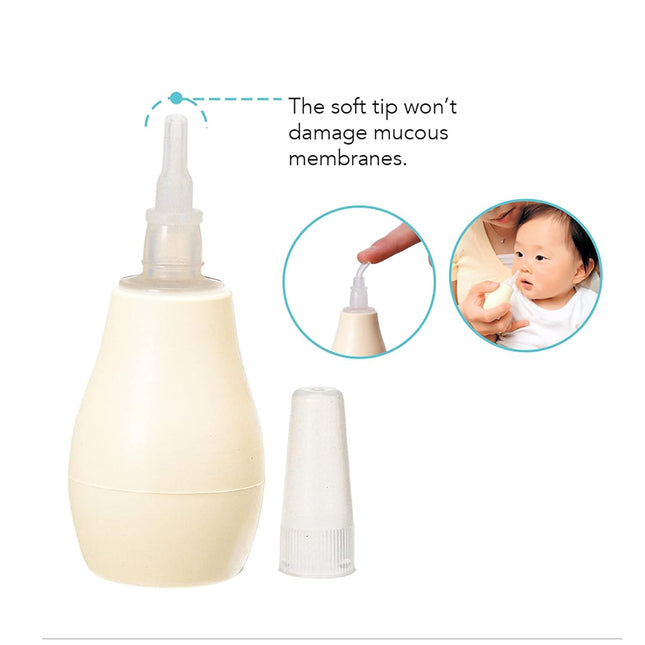 Pigeon Baby Nasal Aspirator – Soft Tip, Easy-to-Use Nose Cleaner