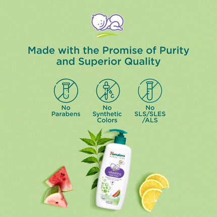 Himalaya Refreshing Baby Wash – Gently Cleanses & Cools Baby’s Skin