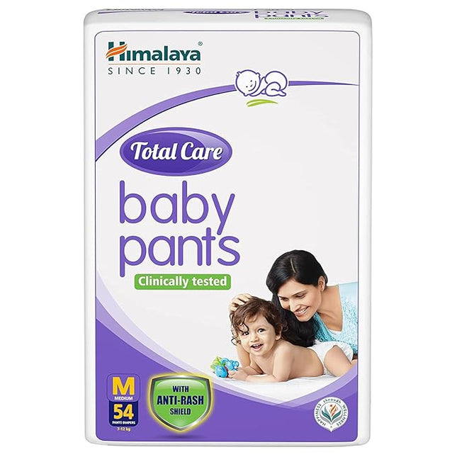 Himalaya Baby Pants – Medium Size (7–12 kg), 54 Count – Gentle & Rash-Free Comfort