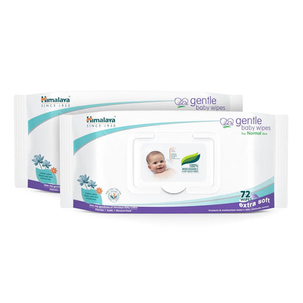 Himalaya Baby Cleansing Wipes – Pack of 2 | Natural & Safe for Newborns