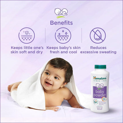 Himalaya Baby Powder – Keeps Baby’s Skin Cool, Dry & Rash-Free