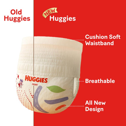 Huggies Baby Diapers – Size XL (12–17 kg) | Extra Large, Soft & Absorbent Diapers for Toddlers