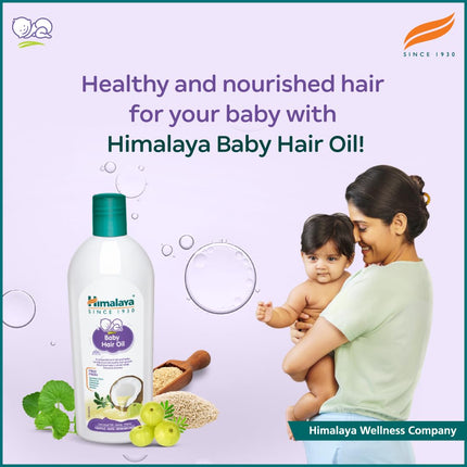 Himalaya Baby Hair Oil – Gentle Nourishment for Soft & Healthy Hair