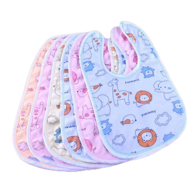 6-Pack Baby Bibs – Soft, Absorbent & Easy-to-Clean