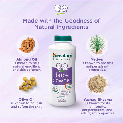 Himalaya Baby Powder – Keeps Baby’s Skin Cool, Dry & Rash-Free