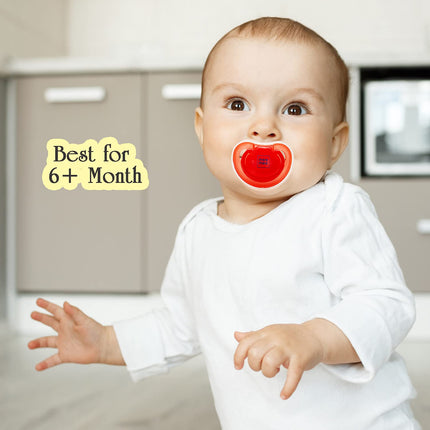 Mee Mee Baby Pacifier – BPA-Free, Orthodontic Silicone Nipples with Protective Cap | Pack of 2